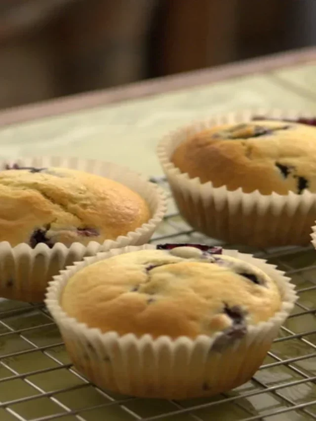 Soft and super tasty Blueberry Muffins