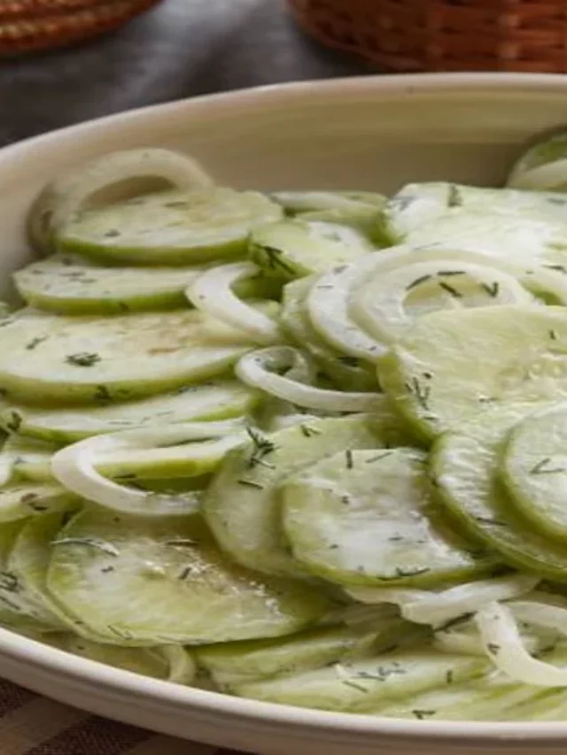 Creamy cucumber salad a simple and tasty recipe to make