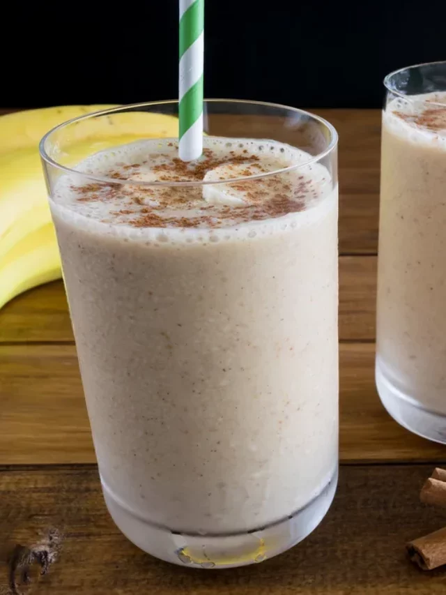 Banana Smoothie with Peanut Butter