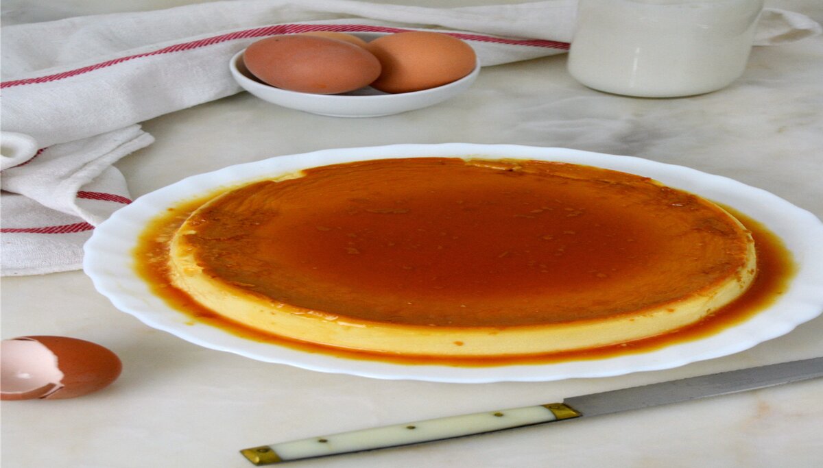 Flan with 4 ingredients